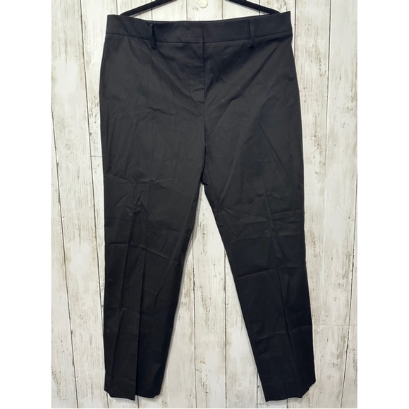 NWT Weekend MaxMara Cropped Cigarette Pants Size 14 IT 48 Black High Rise - Picture 7 of 7